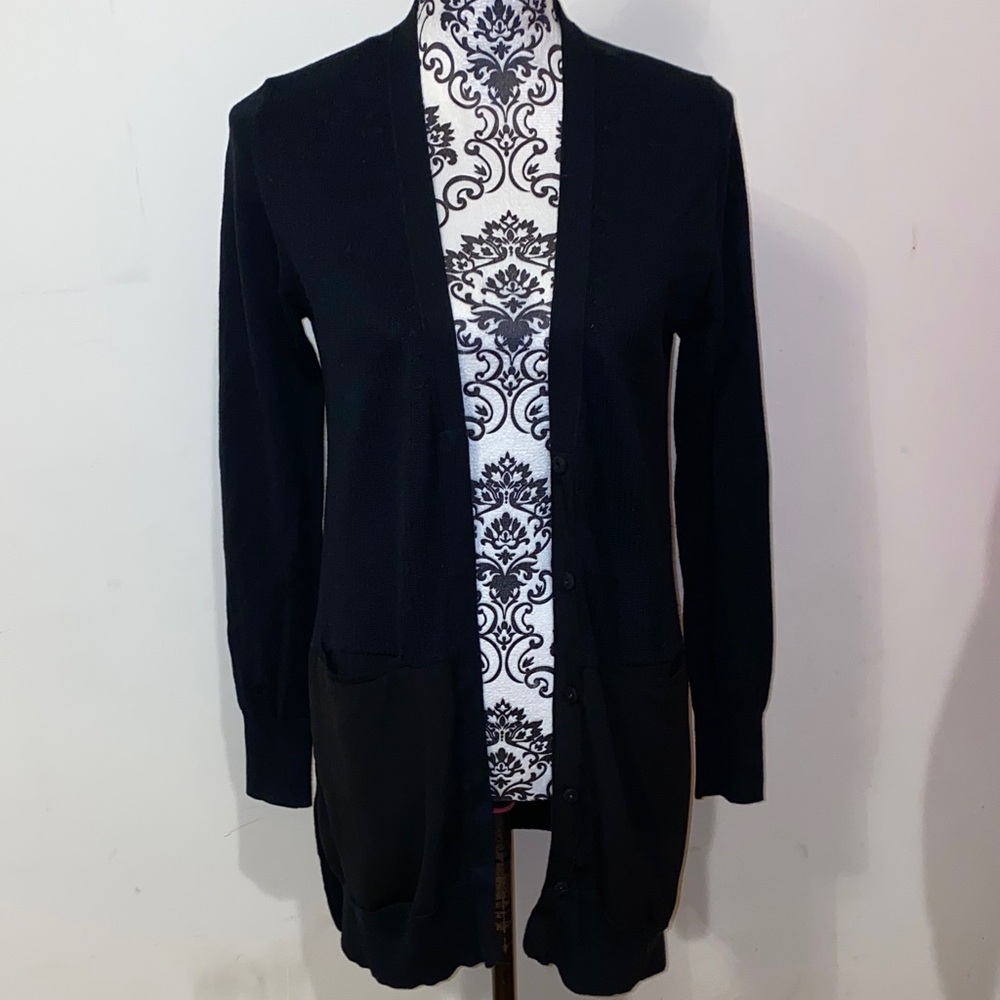CAbi Sorrento Black Cardigan Sweater Size Small Style #5010 - Picture 2 of 12